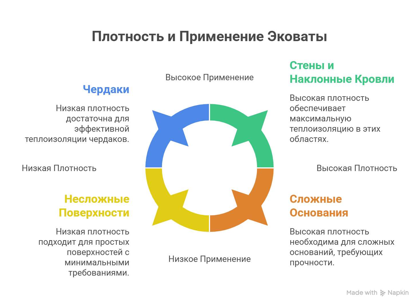 Теплоизоляция — ключевая функция эковаты