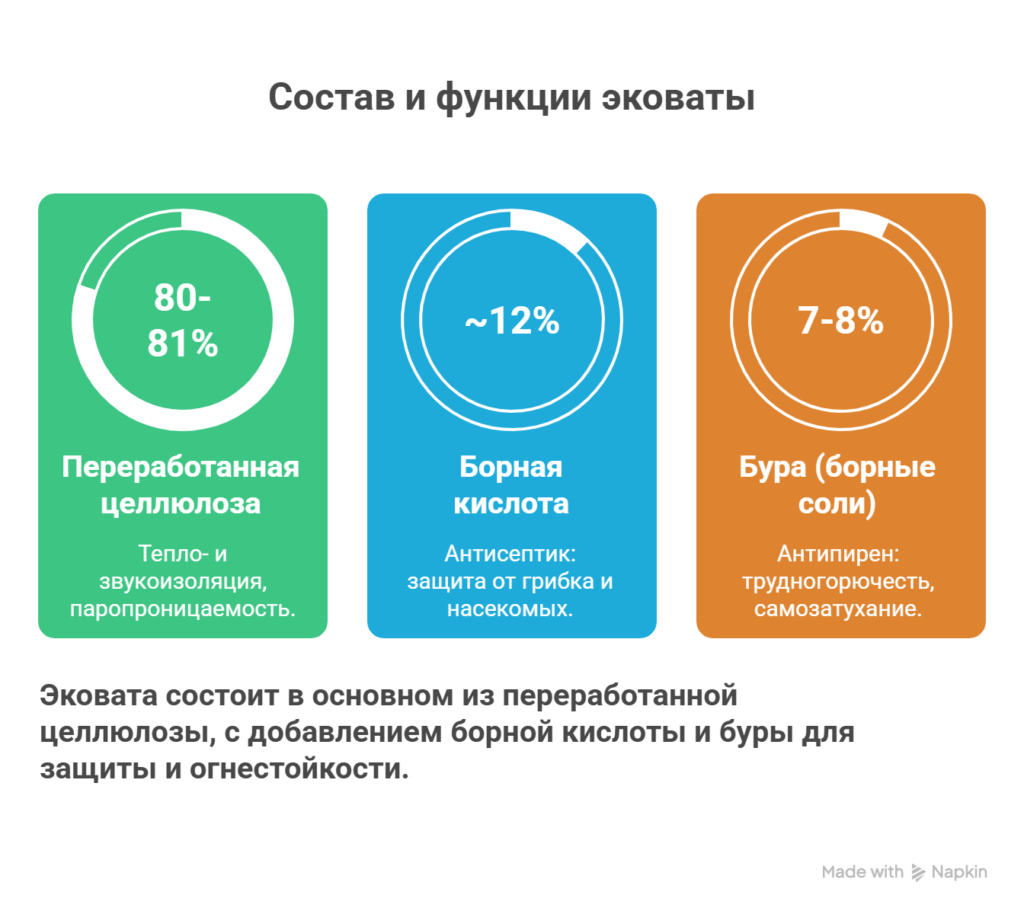 Состав эковаты